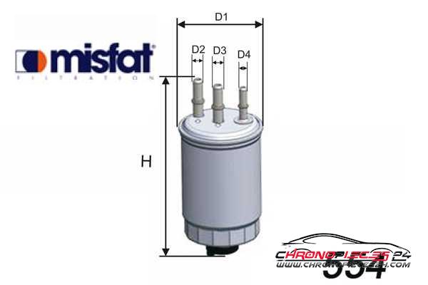 Achat de MISFAT M294 Filtre à carburant pas chères