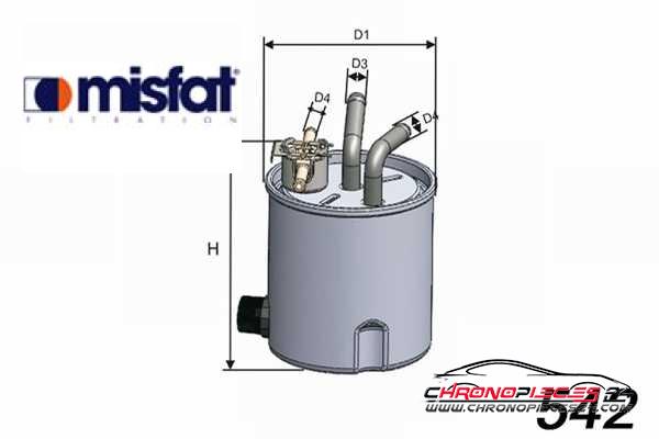 Achat de MISFAT M557 Filtre à carburant pas chères