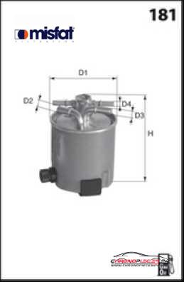 Achat de MISFAT M558 Filtre à carburant pas chères