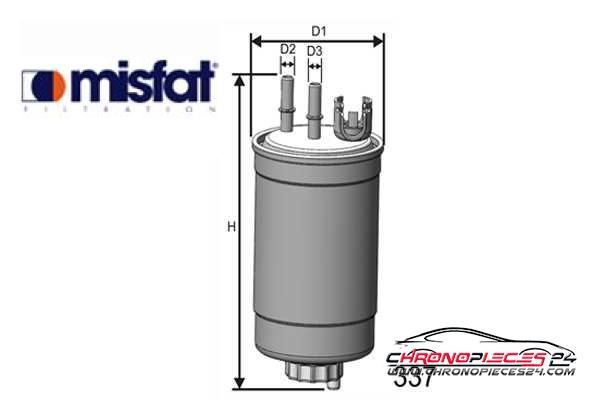 Achat de MISFAT M572 Filtre à carburant pas chères