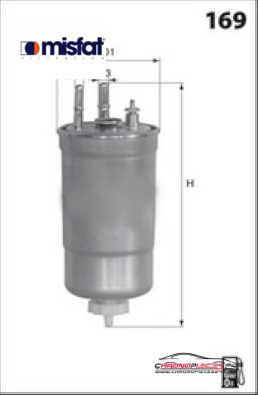 Achat de MISFAT M572 Filtre à carburant pas chères