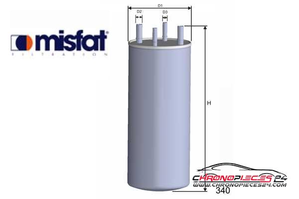 Achat de MISFAT M612 Filtre à carburant pas chères