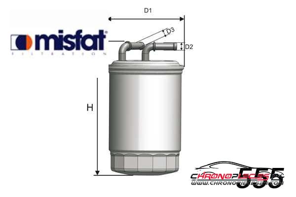 Achat de MISFAT M618 Filtre à carburant pas chères