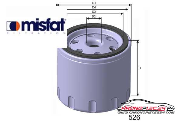 Achat de MISFAT M370 Filtre à carburant pas chères