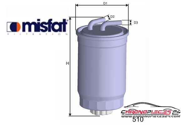 Achat de MISFAT M382 Filtre à carburant pas chères