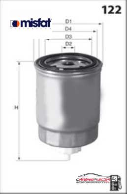 Achat de MISFAT M384 Filtre à carburant pas chères