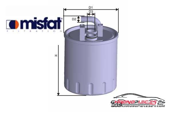 Achat de MISFAT M416 Filtre à carburant pas chères