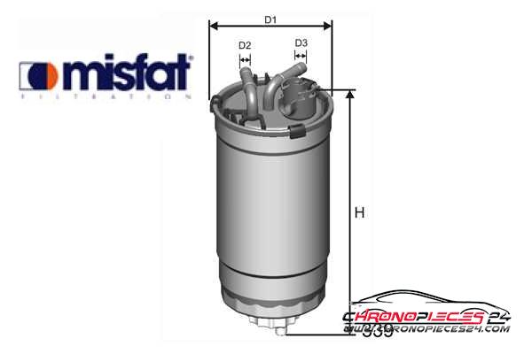 Achat de MISFAT M428 Filtre à carburant pas chères