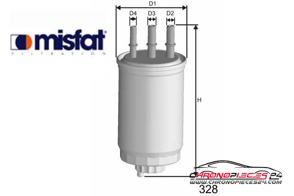 Achat de MISFAT M445 Filtre à carburant pas chères