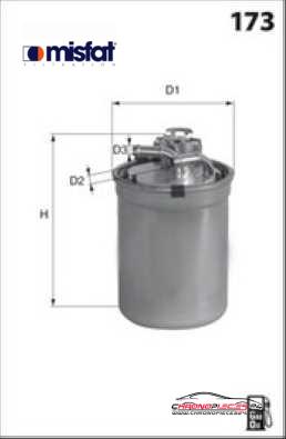 Achat de MISFAT M330 Filtre à carburant pas chères