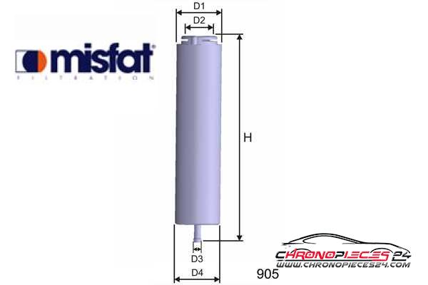 Achat de MISFAT M688 Filtre à carburant pas chères