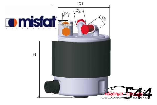 Achat de MISFAT M505 Filtre à carburant pas chères