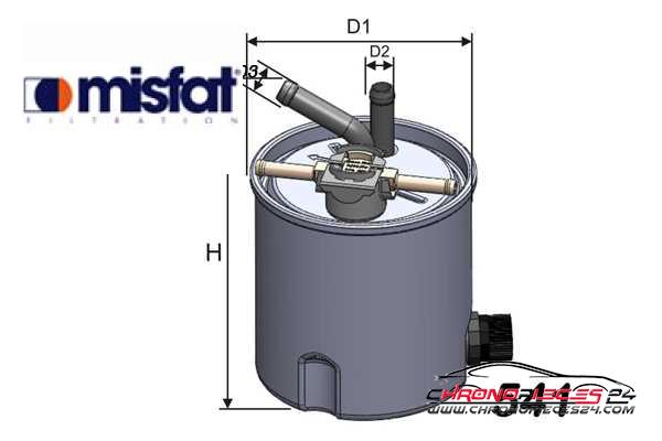 Achat de MISFAT M556 Filtre à carburant pas chères