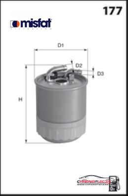 Achat de MISFAT M678 Filtre à carburant pas chères