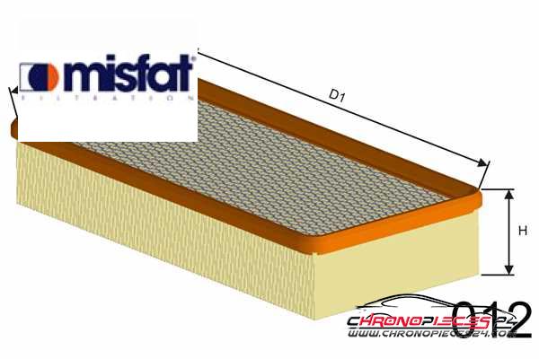 Achat de MISFAT P414 Filtre à air pas chères