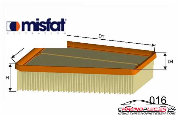 Achat de MISFAT P422 Filtre à air pas chères