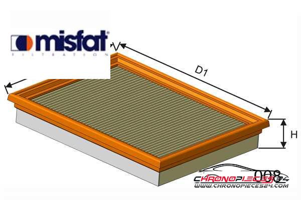 Achat de MISFAT P424 Filtre à air pas chères