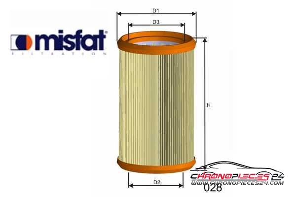 Achat de MISFAT R239 Filtre à air pas chères