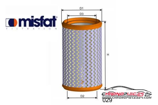 Achat de MISFAT R273 Filtre à air pas chères