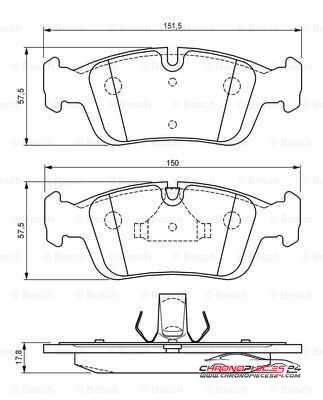 Achat de EICHER 101110139 Kit de plaquettes de frein, frein à disque pas chères