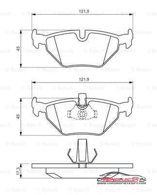 Achat de EICHER 101110279 Kit de plaquettes de frein, frein à disque pas chères