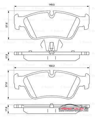 Achat de EICHER 101110549 Kit de plaquettes de frein, frein à disque pas chères