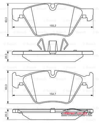 Achat de EICHER 101110609 Kit de plaquettes de frein, frein à disque pas chères