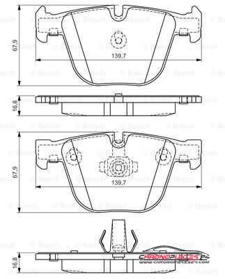 Achat de EICHER 101110789 Kit de plaquettes de frein, frein à disque pas chères