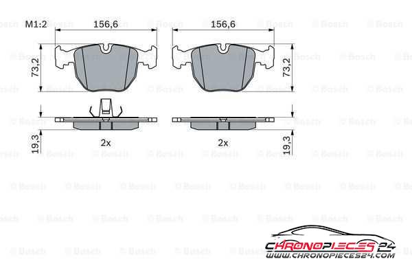 Achat de EICHER 101110809 Kit de plaquettes de frein, frein à disque pas chères