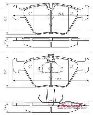 Achat de EICHER 101110819 Kit de plaquettes de frein, frein à disque pas chères