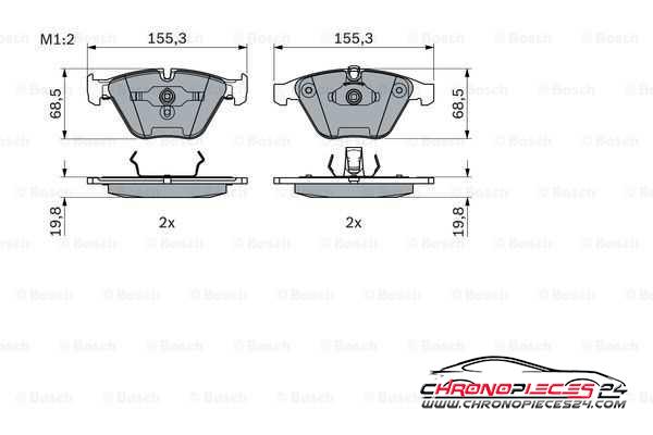 Achat de EICHER 101110839 Kit de plaquettes de frein, frein à disque pas chères