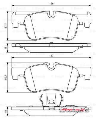 Achat de EICHER 101110959 Kit de plaquettes de frein, frein à disque pas chères