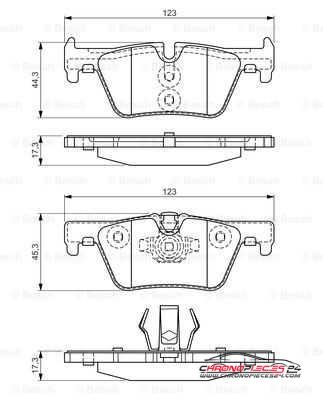 Achat de EICHER 101110969 Kit de plaquettes de frein, frein à disque pas chères