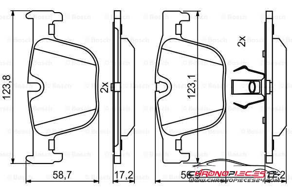 Achat de EICHER 101111079 Kit de plaquettes de frein, frein à disque pas chères