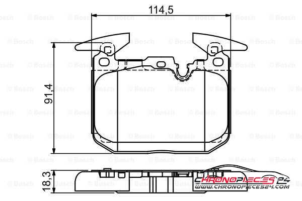 Achat de EICHER 101111119 Kit de plaquettes de frein, frein à disque pas chères