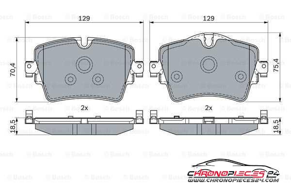 Achat de EICHER 101111249 Kit de plaquettes de frein, frein à disque pas chères