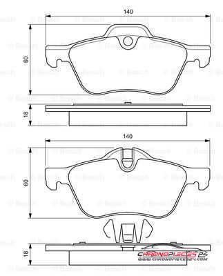 Achat de EICHER 101120019 Kit de plaquettes de frein, frein à disque pas chères