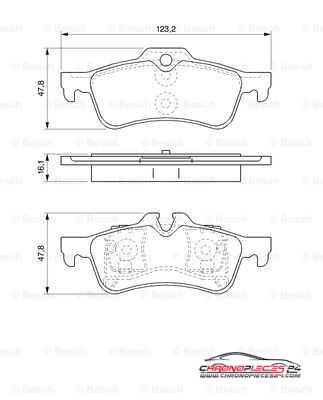 Achat de EICHER 101120029 Kit de plaquettes de frein, frein à disque pas chères