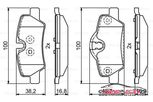 Achat de EICHER 101120129 Kit de plaquettes de frein, frein à disque pas chères