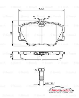 Achat de EICHER 101220059 Kit de plaquettes de frein, frein à disque pas chères