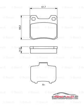 Achat de EICHER 101220109 Kit de plaquettes de frein, frein à disque pas chères