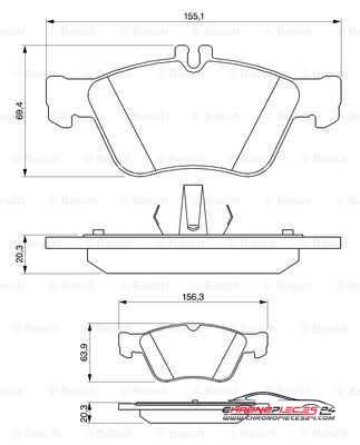 Achat de EICHER 101220279 Kit de plaquettes de frein, frein à disque pas chères