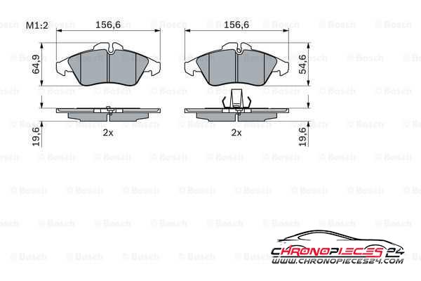 Achat de EICHER 101220299 Kit de plaquettes de frein, frein à disque pas chères