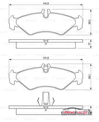 Achat de EICHER 101220309 Kit de plaquettes de frein, frein à disque pas chères