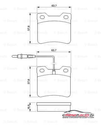 Achat de EICHER 101220419 Kit de plaquettes de frein, frein à disque pas chères