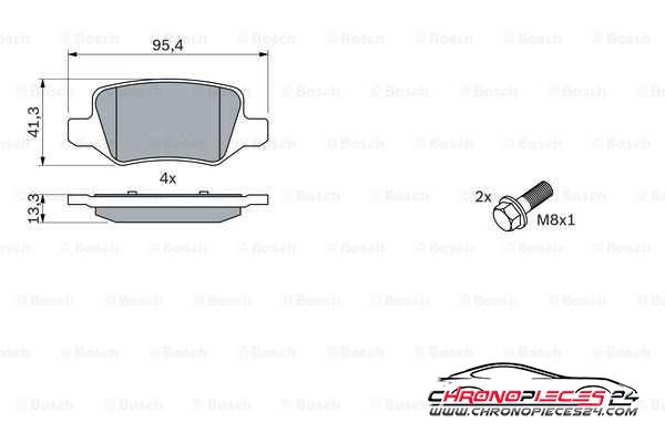 Achat de EICHER 101220549 Kit de plaquettes de frein, frein à disque pas chères