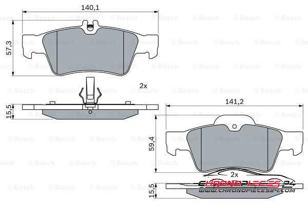 Achat de EICHER 101220719 Kit de plaquettes de frein, frein à disque pas chères