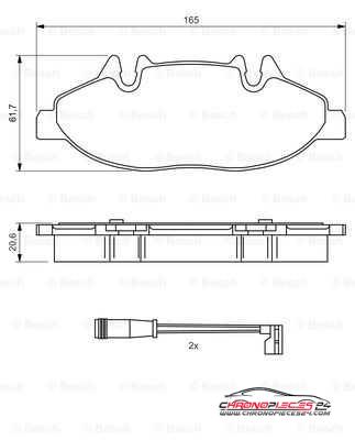 Achat de EICHER 101220799 Kit de plaquettes de frein, frein à disque pas chères