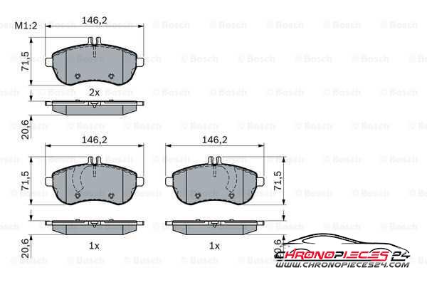 Achat de EICHER 101221099 Kit de plaquettes de frein, frein à disque pas chères