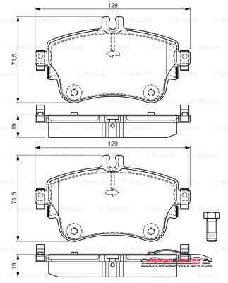 Achat de EICHER 101221369 Kit de plaquettes de frein, frein à disque pas chères